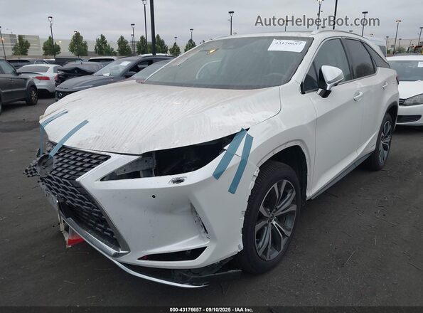 JTJHGKFA7M2015726 2021 LEXUS RX 450HL White Vista tres cuartos delantera izquierda