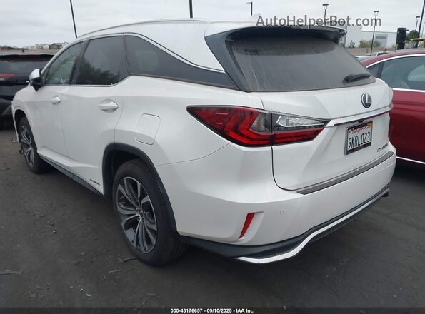 JTJHGKFA7M2015726 2021 LEXUS RX 450HL White Trasero izquierdo
