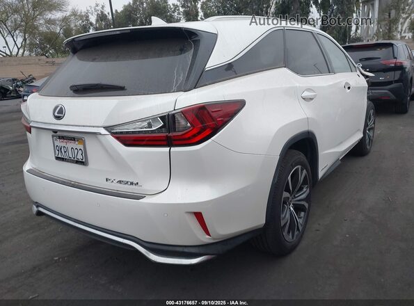 JTJHGKFA7M2015726 2021 LEXUS RX 450HL White Trasero derecho
