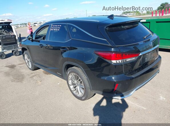JTJJGKFA5L2011657 2020 LEXUS RX 450HL Black Հետևի ձախ