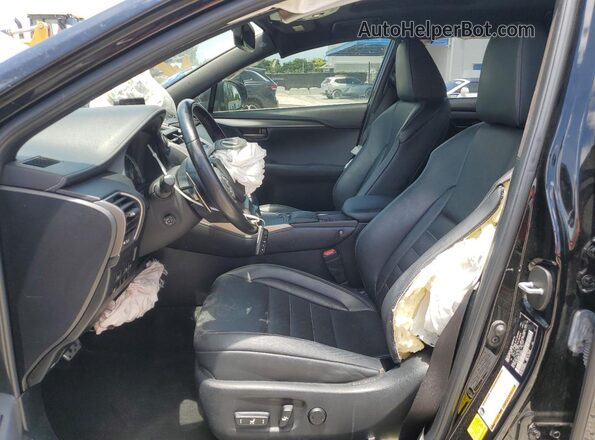 JTJSARBZ6L2176689 2020 LEXUS NX Black Вид салону спереду