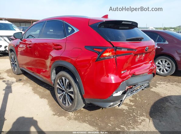 JTJSARDZ3M2251282 2021 LEXUS NX Red Trasero izquierdo