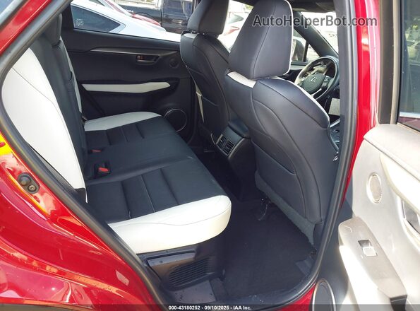 JTJSARDZ3M2251282 2021 LEXUS NX Red Vista de la etiqueta del VIN