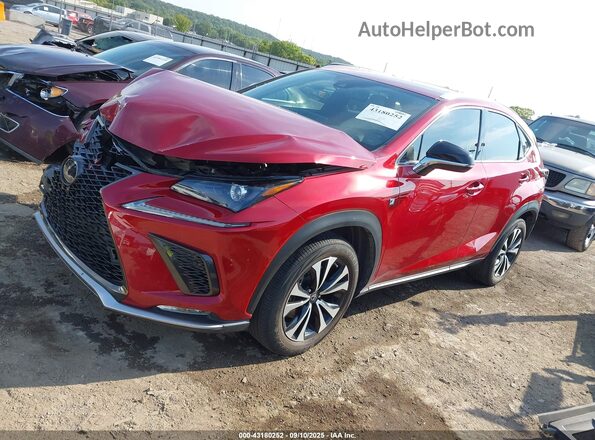 JTJSARDZ3M2251282 2021 LEXUS NX Red Vista tres cuartos delantera izquierda