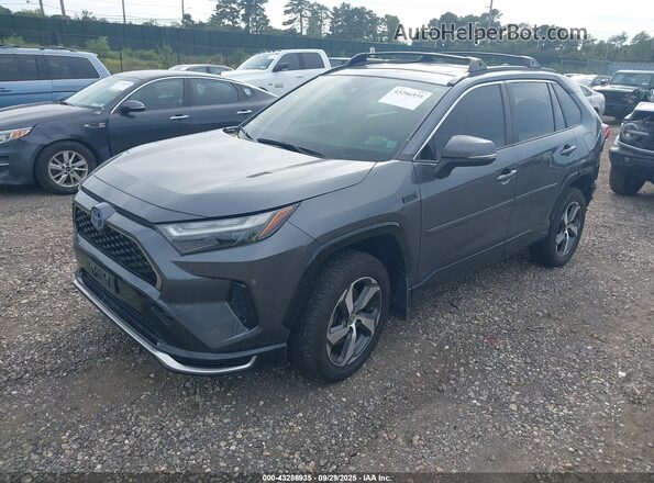 JTMAB3FV9ND104750 2022 TOYOTA RAV4 PRIME Gray წინა მარცხენა ხედი სამი მეოთხედიდან