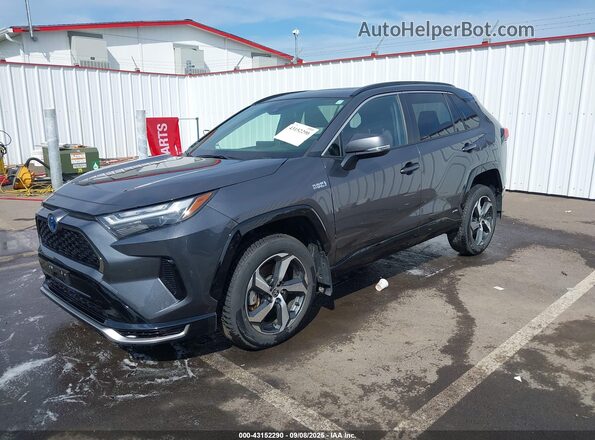 JTMAB3FV9PD158987 2023 TOYOTA RAV4 PRIME Gray წინა მარცხენა ხედი სამი მეოთხედიდან