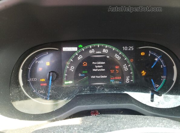 JTMCB3FV4MD072314 2021 TOYOTA RAV4 Красный Вид щитка приборов