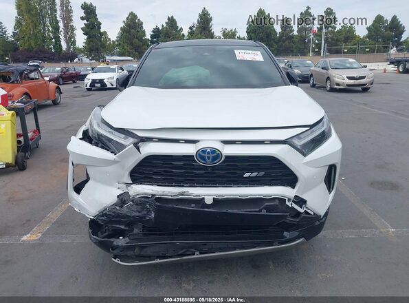 JTME6RFV2PJ035896 2023 TOYOTA RAV4 HYBRID White ხელსაწყოთა პანელის ხედი