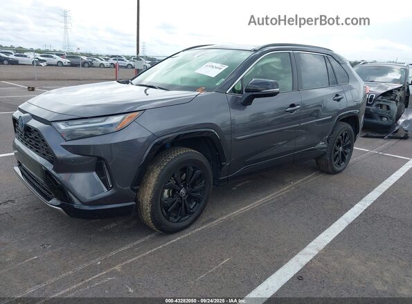 JTME6RFV6NJ018936 2022 TOYOTA RAV4 HYBRID Gray Vista tres cuartos delantera izquierda