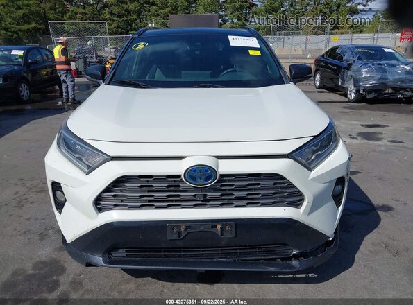 JTMEWRFV6LJ035765 2020 TOYOTA RAV4 HYBRID Белый Вид задней части салона