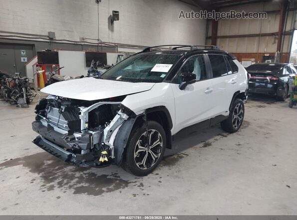 JTMFB3FV8SD274521 2025 TOYOTA RAV4 PLUG-IN HYBRID White Vista tres cuartos delantera izquierda