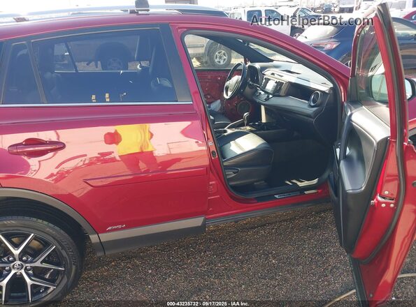 JTMJJREV2JD237089 2018 TOYOTA RAV4 HYBRID Red Вид салону спереду