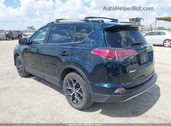 JTMJJREV6JD237581 2018 TOYOTA RAV4 HYBRID Синий Задняя левая четверть