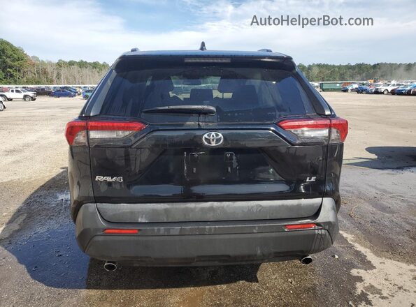 JTMK1RFV3KD038881 2019 TOYOTA LE Black Вид ззаду