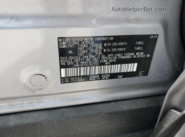 JTMN1RFV9LD527591 2020 TOYOTA LIMITED Серебряный 