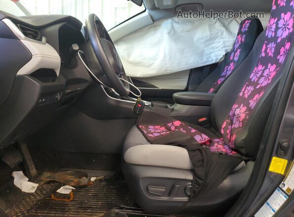JTMP1RFV0KD047057 2019 TOYOTA LE Charcoal Widok wnętrza z przodu
