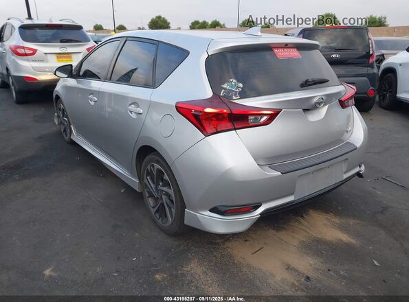 JTNKARJE2GJ517126 2016 TOYOTA SCION Silver უკანა მარცხენა