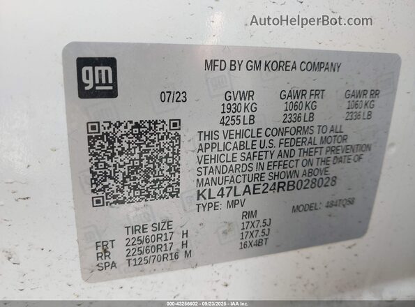 KL47LAE24RB028028 2024 BUICK OTHER White 