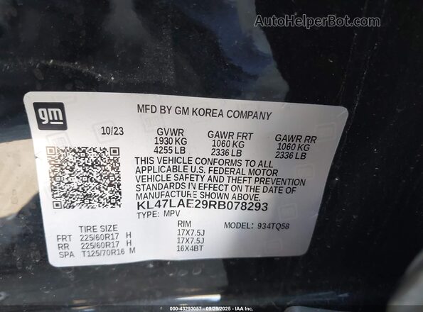 KL47LAE29RB078293 2024 BUICK OTHER Black 