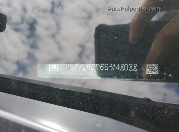 KL47LAEP6SB148088 2025 BUICK OTHER White VIN კოდის სტიკერის ხედი