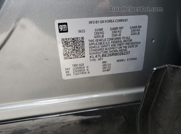 KL47LBE26RB026237 2024 BUICK OTHER Gray 