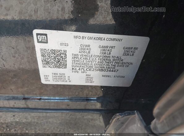KL47LCE25RB034447 2024 BUICK OTHER Black Շարժիչի բաժամունքի տեսք