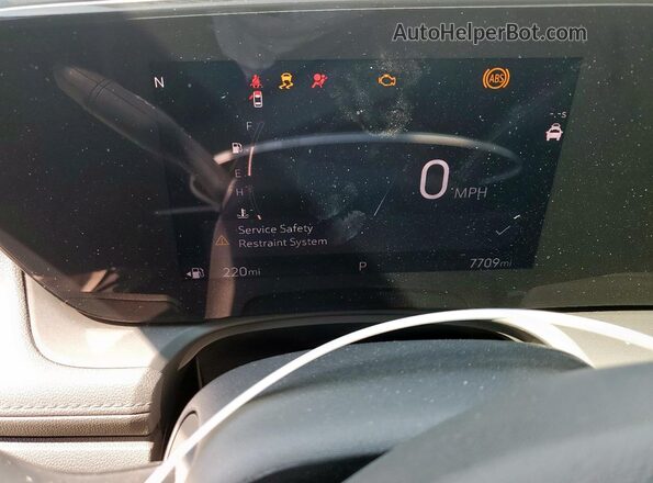 KL4AMDSL0SB028227 2025 BUICK ENCORE White Սարքավորումների վահանակի տեսք