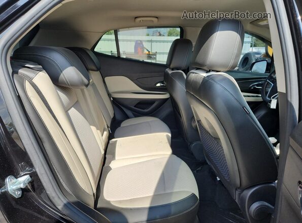 KL4CJASB0KB854485 2019 BUICK ENCORE Black Widok wnętrza z tyłu