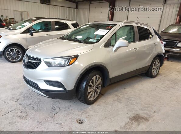 KL4CJASB0LB014448 2020 BUICK ENCORE Серебряный Передняя левая четверть