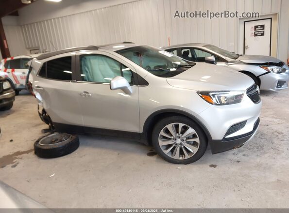 KL4CJASB0LB014448 2020 BUICK ENCORE Серебряный Вид задней части салона