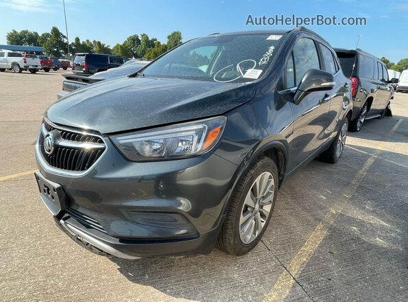KL4CJASB1JB616580 2018 BUICK ENCORE Gray 