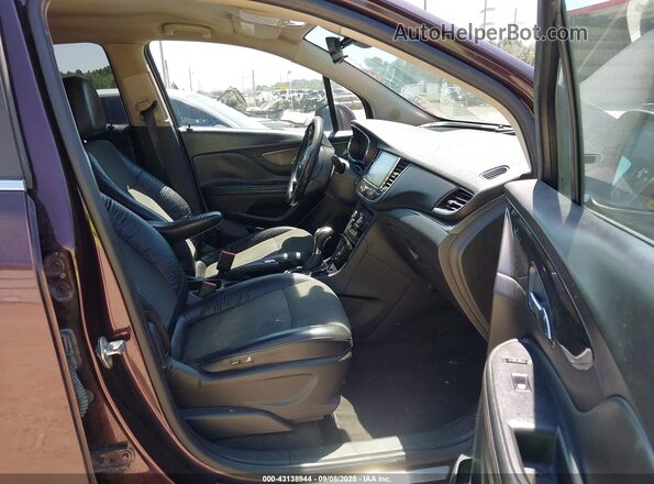 KL4CJASB6HB076962 2017 BUICK ENCORE Burgundy Widok wnętrza z przodu
