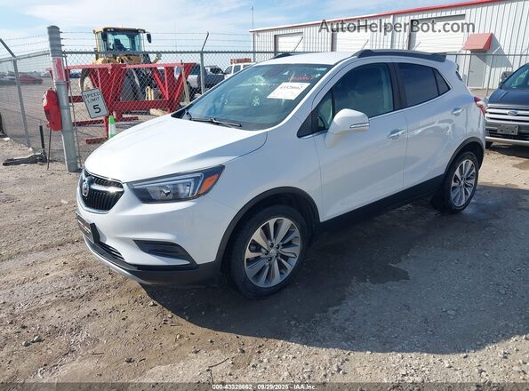 KL4CJASB6KB784376 2019 BUICK ENCORE White Передня ліва чверть
