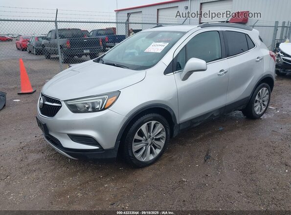 KL4CJASB9LB344797 2020 BUICK ENCORE Silver Vista tres cuartos delantera izquierda