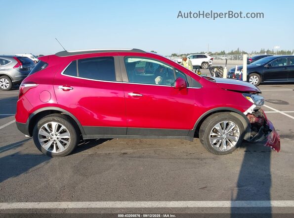 KL4CJASBXLB042855 2020 BUICK ENCORE Red Вид задньої частини салону