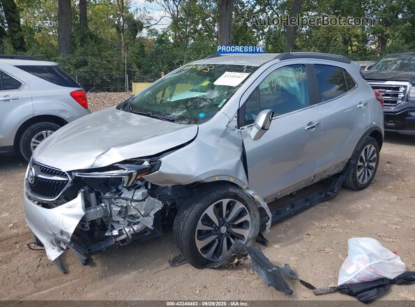 KL4CJESMXMB371310 2021 BUICK ENCORE Silver Առջևի ձախ երեք քառորդ տեսարան