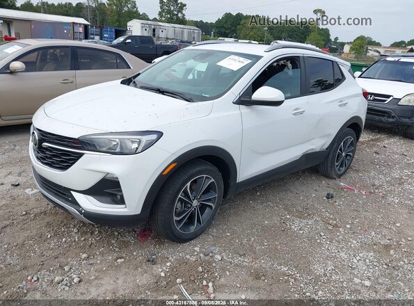 KL4MMDS2XMB063171 2021 BUICK ENCORE White Առջևի ձախ երեք քառորդ տեսարան