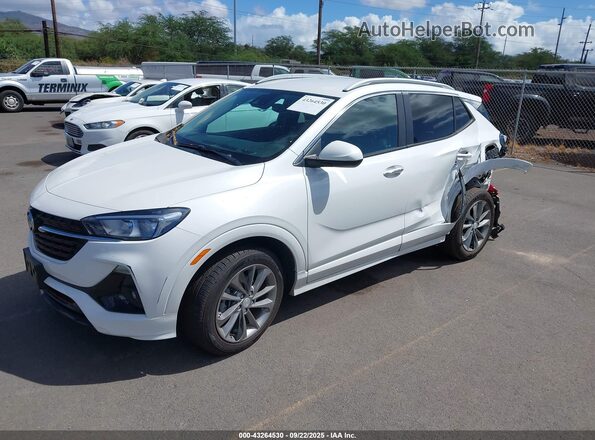 KL4MMDSL0MB177947 2021 BUICK ENCORE White Vista tres cuartos delantera izquierda