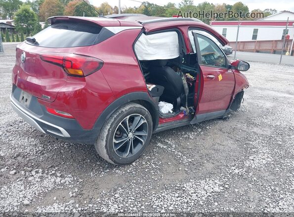 KL4MMDSL3LB104537 2020 BUICK ENCORE Red Задня права чверть