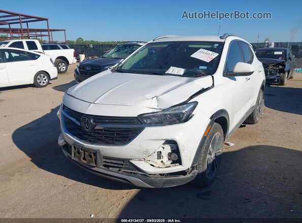 KL4MMDSL4LB105311 2020 BUICK ENCORE White Передня ліва чверть