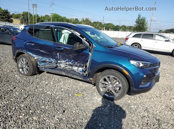 KL4MMGSL1LB072303 2020 BUICK ENCORE Blue Delantero derecho
