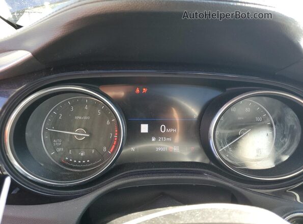 KL4MMGSL1LB072303 2020 BUICK ENCORE Blue Vista del cuadro de instrumentos