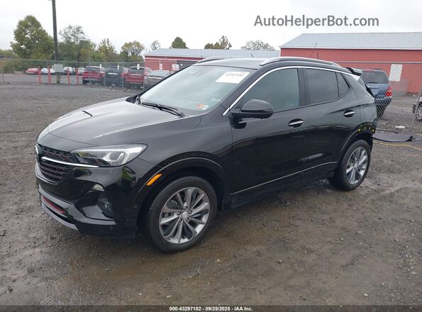 KL4MMGSL3PB105954 2023 BUICK ENCORE Black წინა მარცხენა ხედი სამი მეოთხედიდან