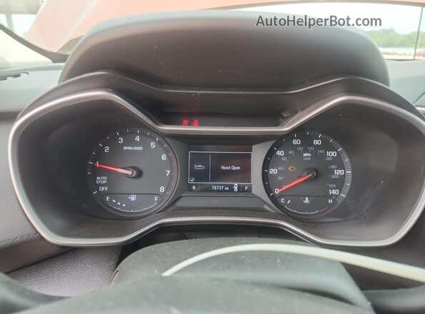 KL79MMS20MB019494 2021 CHEVROLET TRAILBLAZER Brown ხელსაწყოთა პანელის ხედი