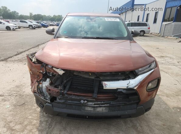 KL79MMS20MB019494 2021 CHEVROLET TRAILBLAZER Brown წინა ხედი
