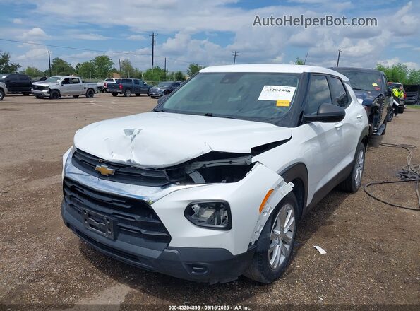 KL79MMS25MB072319 2021 CHEVROLET TRAILBLAZER Белый Вид спереди