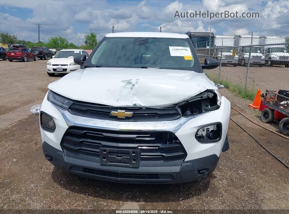 KL79MMS25MB072319 2021 CHEVROLET TRAILBLAZER Белый Вид щитка приборов