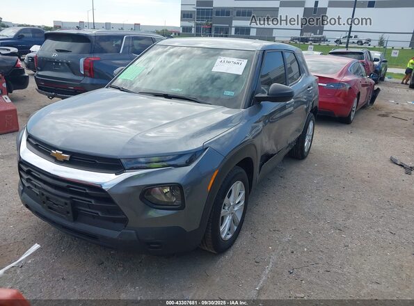 KL79MMS26MB000142 2021 CHEVROLET TRAILBLAZER Gray Przód lewy