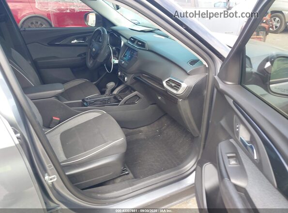 KL79MMS26MB000142 2021 CHEVROLET TRAILBLAZER Gray Widok wnętrza z przodu