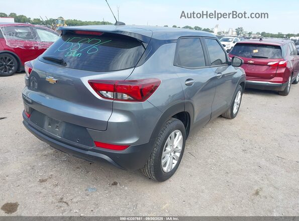 KL79MMS26MB000142 2021 CHEVROLET TRAILBLAZER Gray Tył prawy